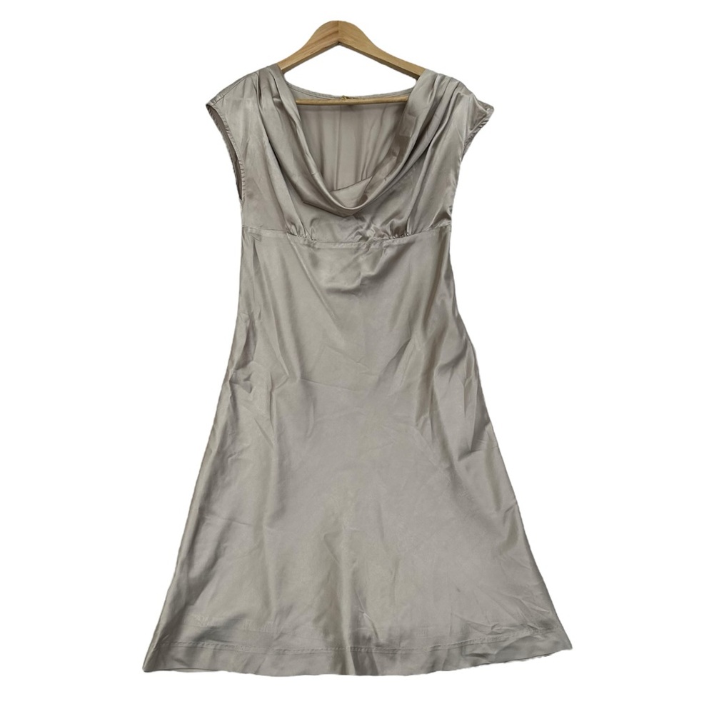 Limited Edition Champagne Colored Midi Dress - Womens Size Medium